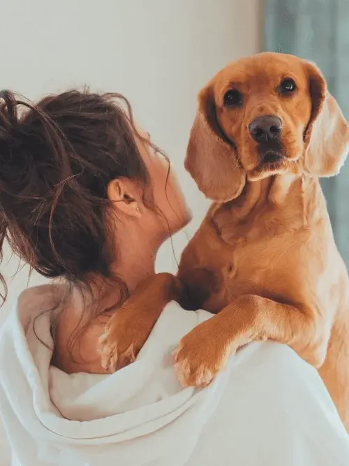 Woman with Dog